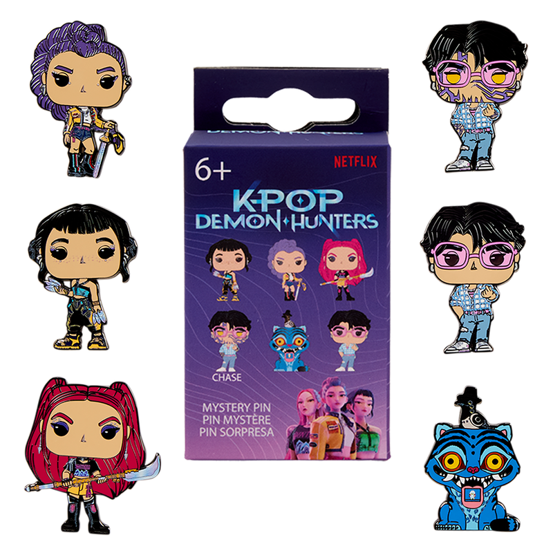 Funko Pop! By Loungefly K-Pop Demon Hunters Mystery Box Pin, , hi-res view 1